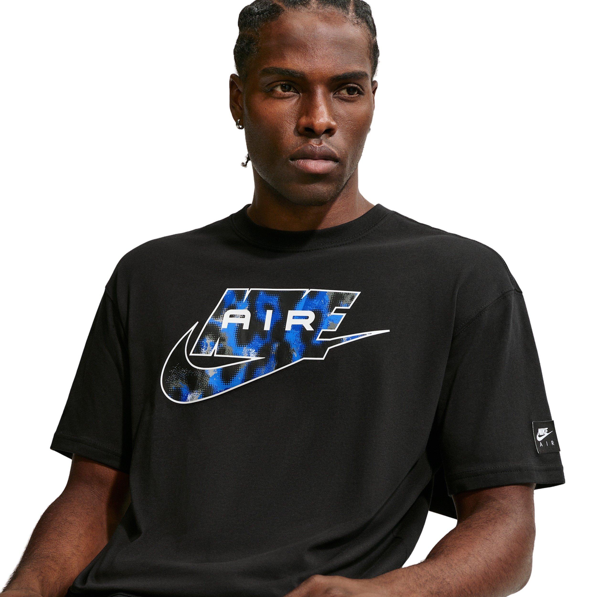 Nike Men's Air Sportswear LSE AOP T-Shirt - BLACK